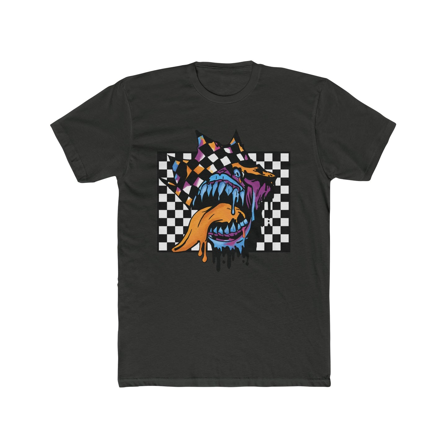 Checkerboard Monster Mouth T-Shirt