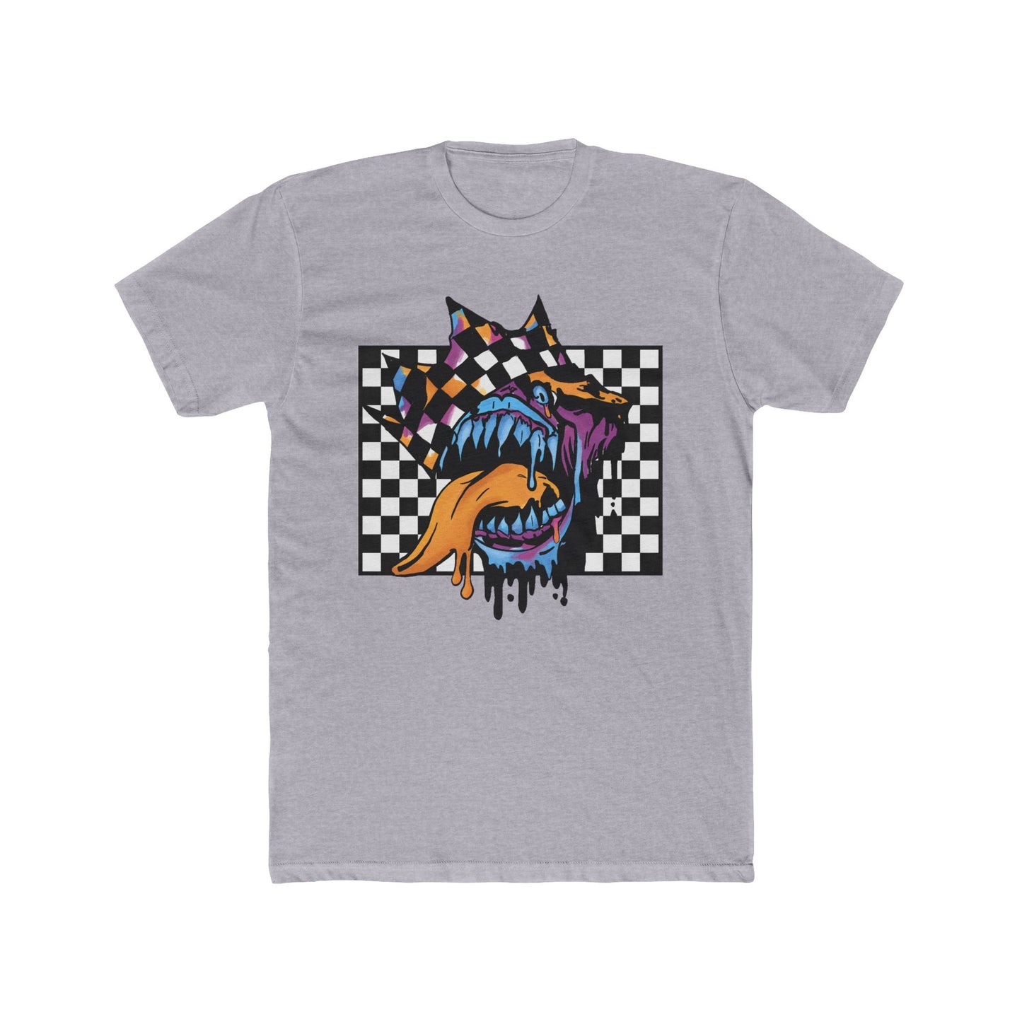 Checkerboard Monster Mouth T-Shirt