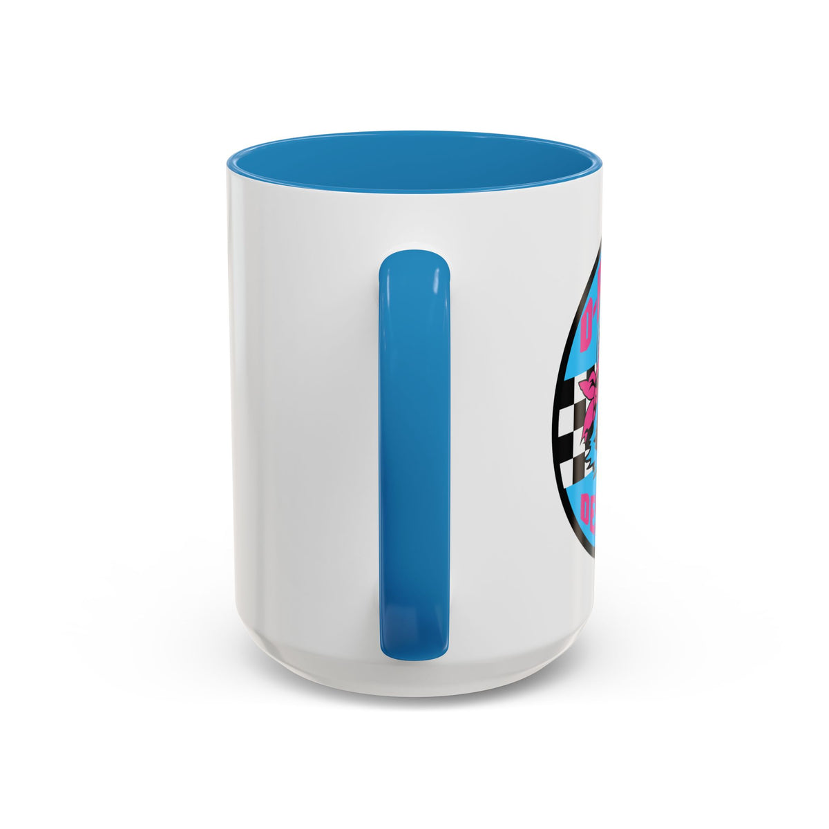 Retro Checkerboard Logo Mug | Accent Coffee Mug 11oz 15oz